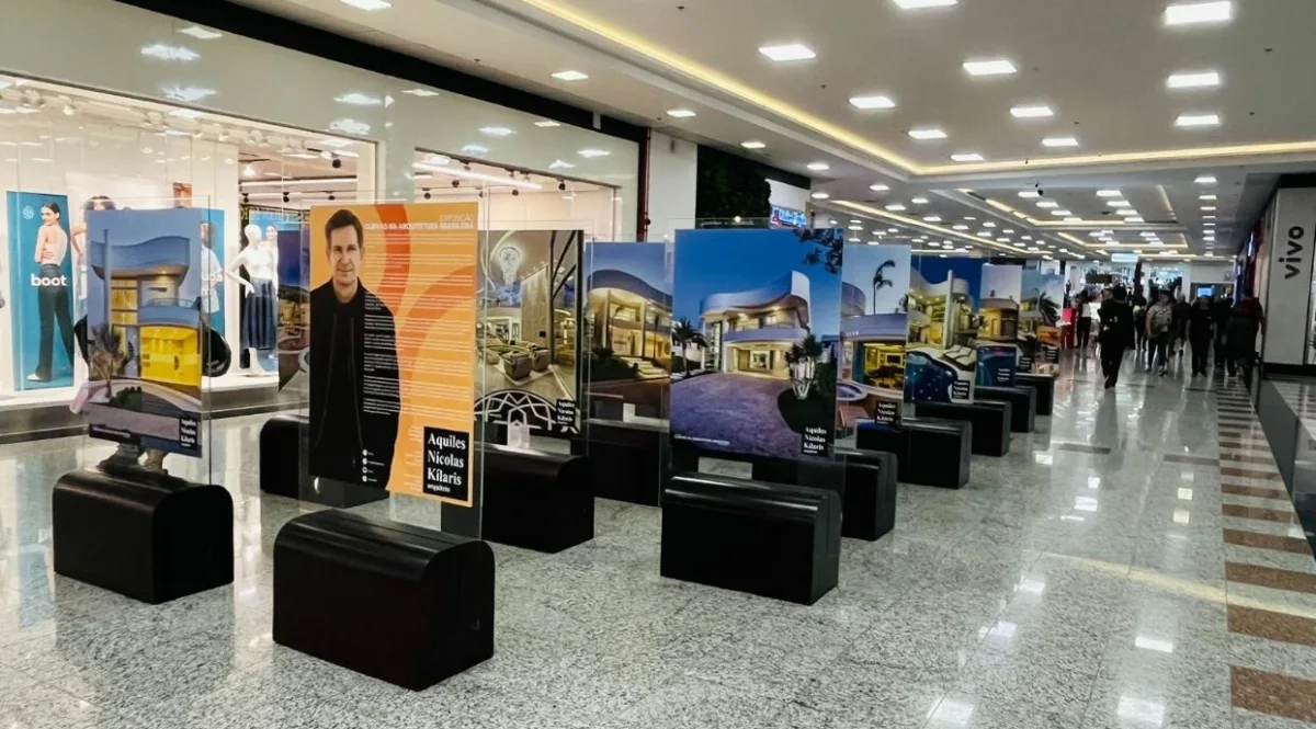 Shopping Jardim Oriente Recebe a Mostra Curvas na Arquitetura Brasileira de Aquiles Kíralis