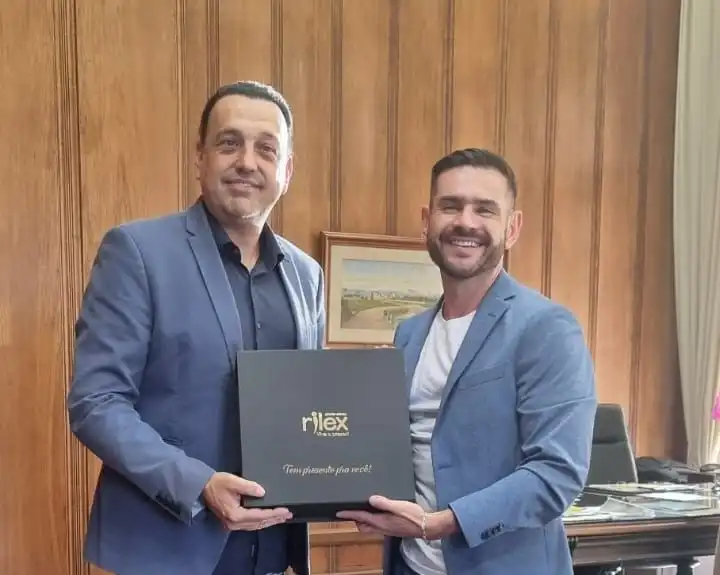 Diretor executivo da Rilex encontra vice-governador Felício Ramuth em São Paulo