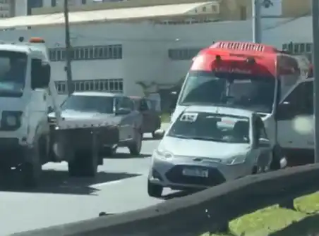 Acidente no Anel Viário provoca congestionamento na tarde desta segunda (23)
