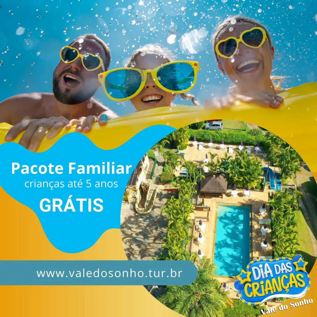Hotel Vale do Sonho oferece o Dia das Crianças mais completo e inesquecível 