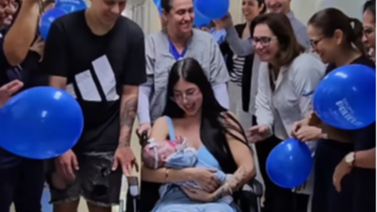 Após quatro meses na UTI Neonatal, bebê recebe alta em São José dos Campos