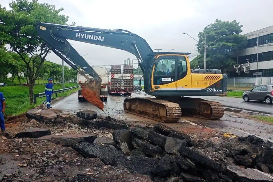 Obra interditará trecho da Avenida Mário Covas por até 4 dias