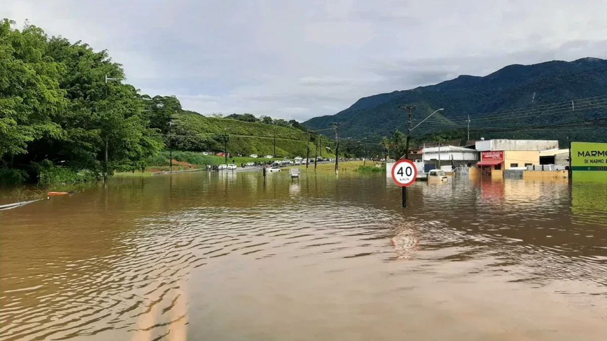 Litoral Norte registra 121 mm de chuva nas últimas 72 horas