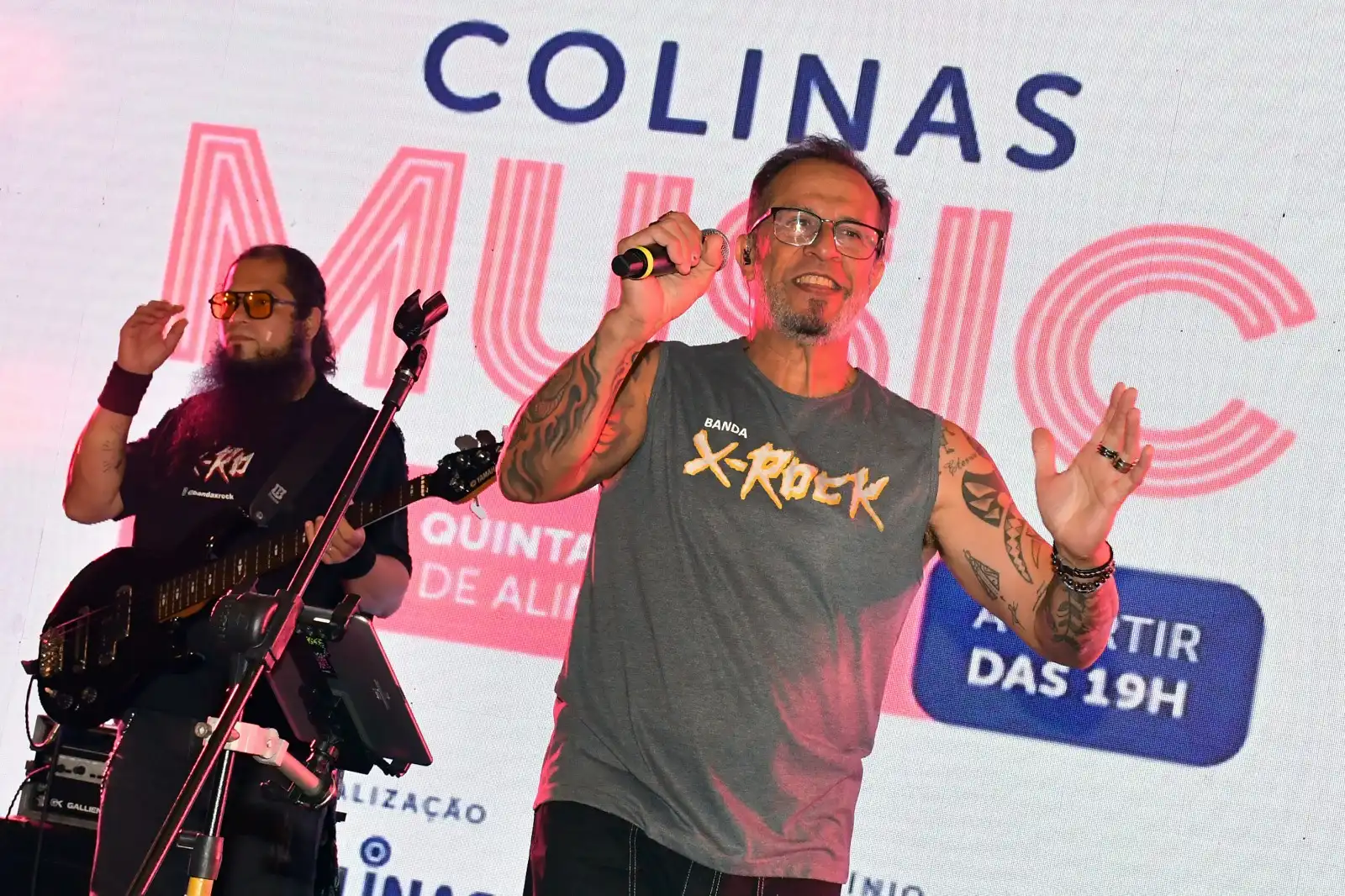 Colinas Shopping recebeu show da banda X-Rock