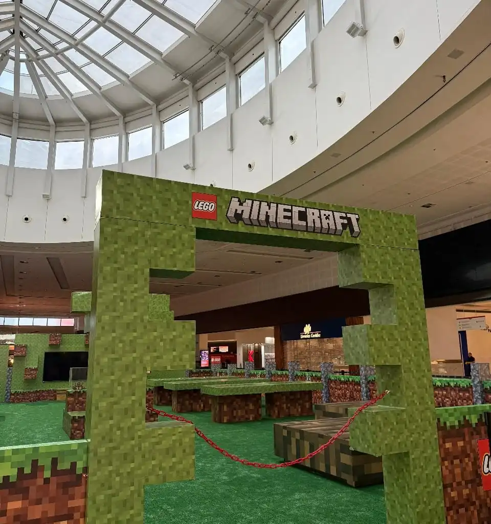 LEGO Minecraft chega em SJC com atividades gratuitas para o Dia das Crianças