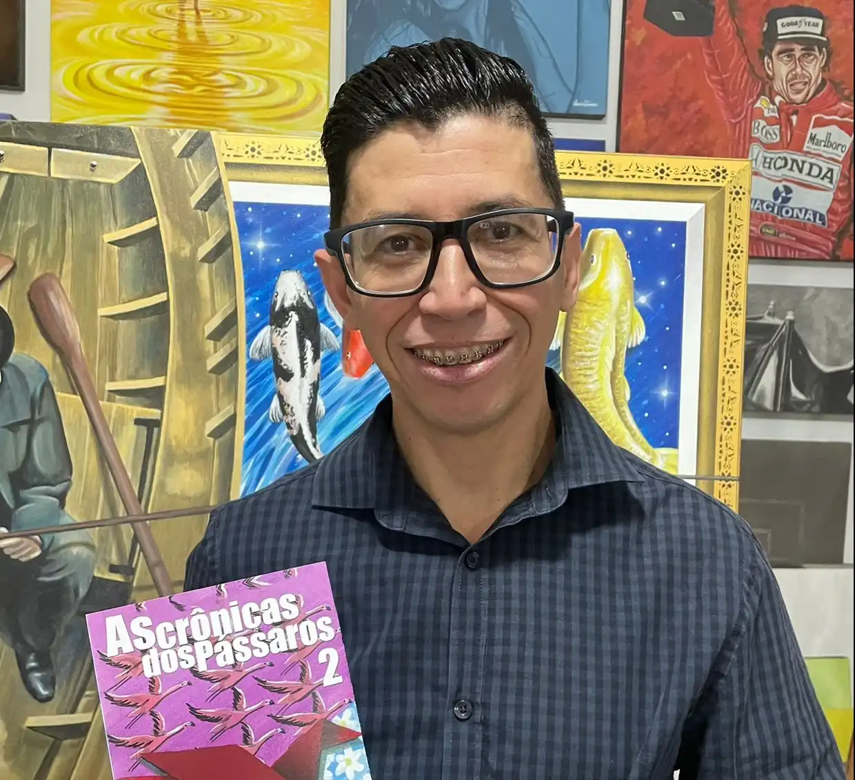 Sábado (1) tem lançamento do livro "Motivando com arte" em São José