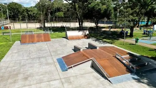 Pista de skate modular é instalada em Eugênio de Melo