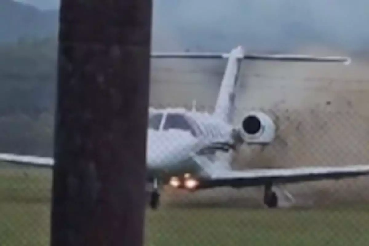 Novas imagens mostram tentativa de pouso do avião em Ubatuba 