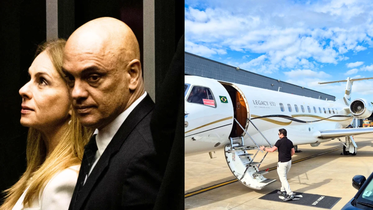 Vorcaro transferiu cotas de jato da Embraer para esposa de Moraes