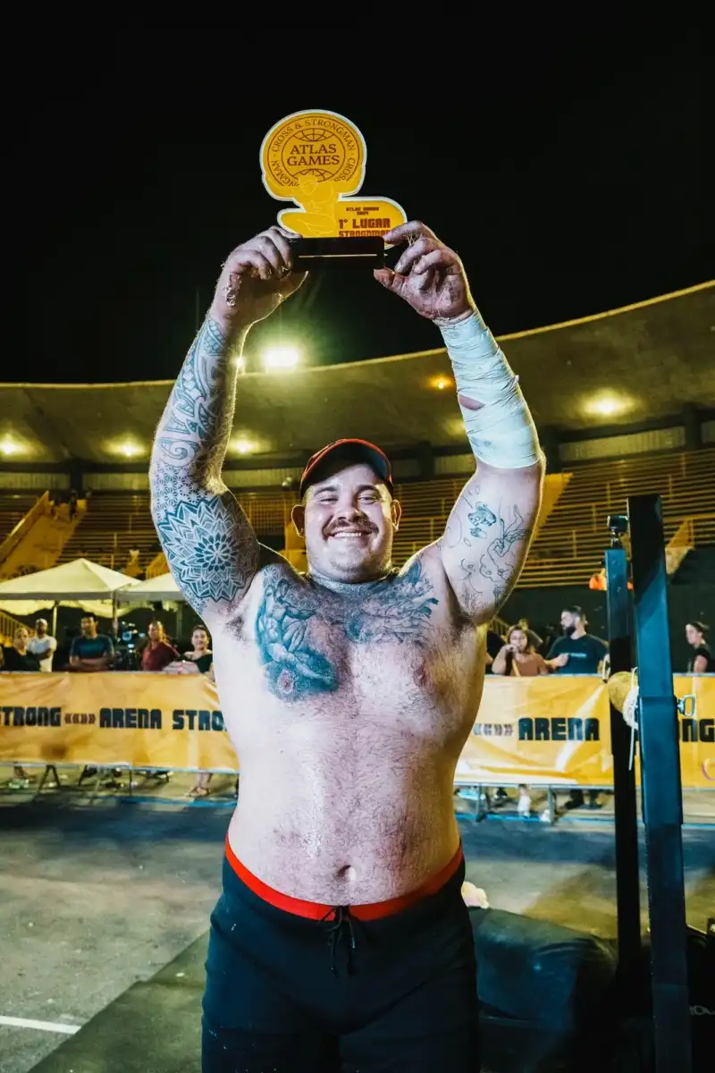 Homem mais forte do Brasil, atleta de Jacareí é campeão do Atlas Games 2024