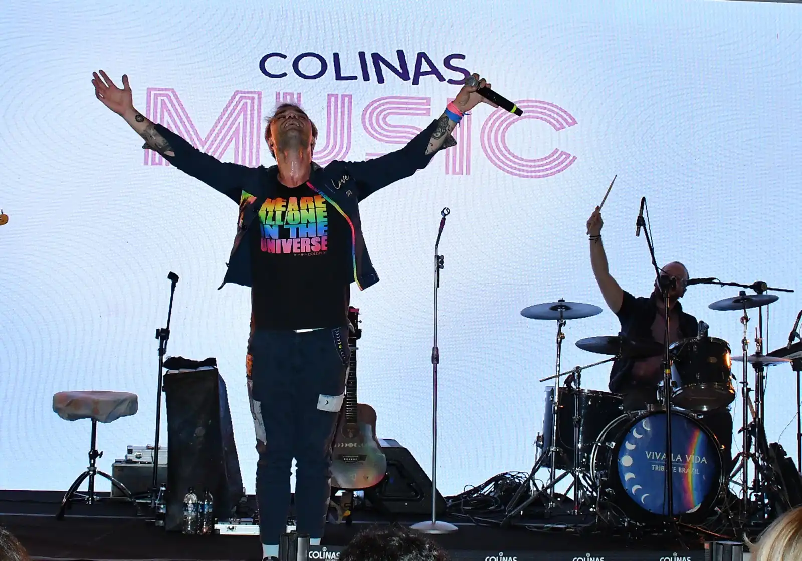 6ª edição do festival Colinas Music é encerrada com, show - Viva La Vida do Coldplay