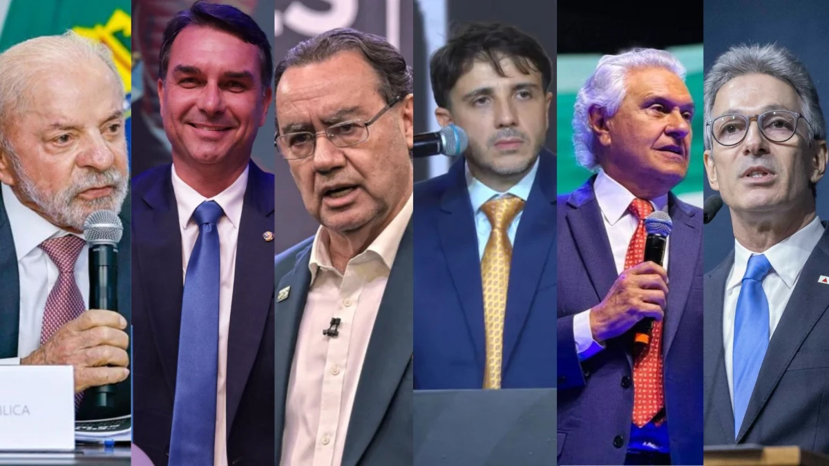 Quaest: Lula, 37%; Flávio Bolsonaro, 29%; Cury, 10%; Renan, 3%; Caiado, 1%; Zema, 1%