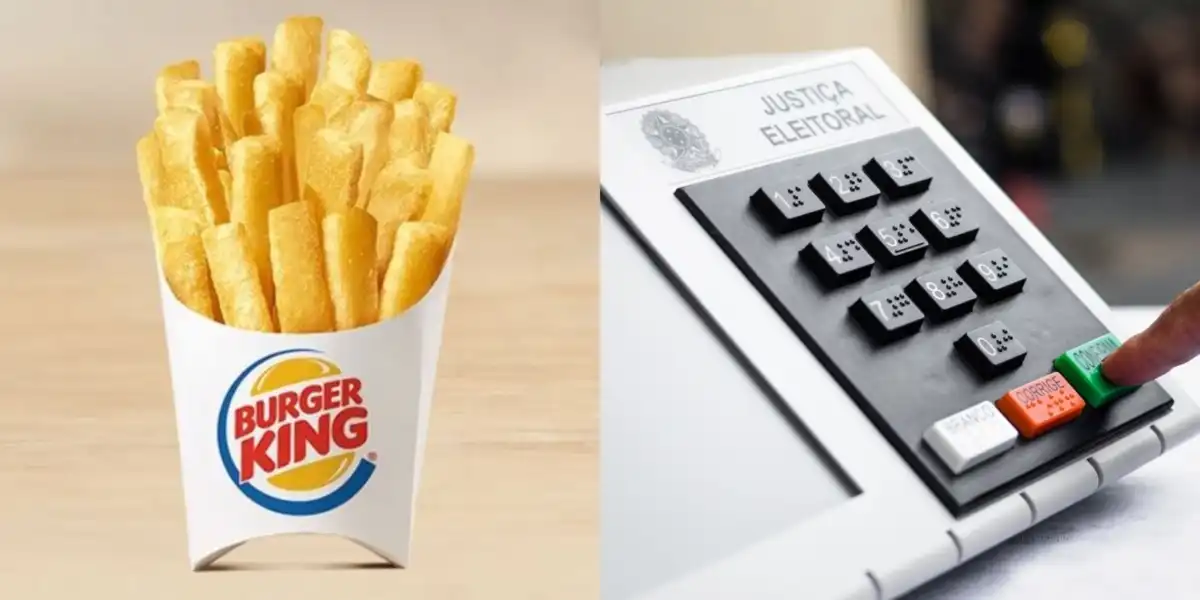 Burger King vai dar batata frita e onion rings grátis para quem votar
