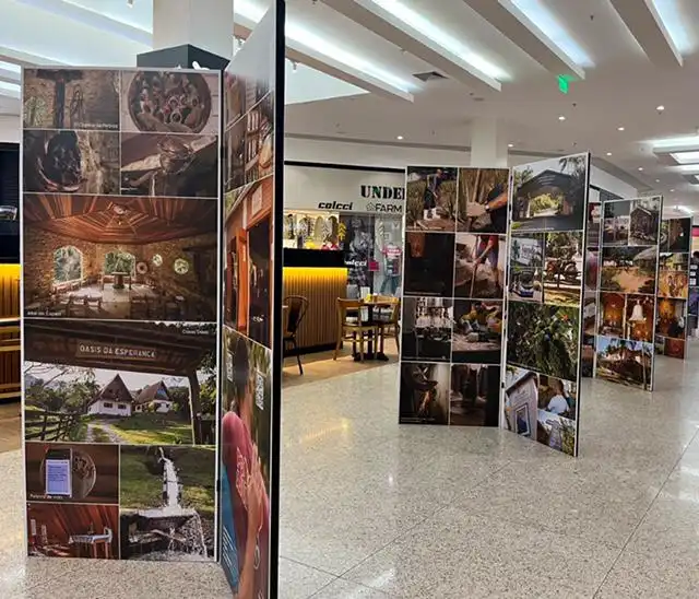 Fazenda da Esperança leva exposição fotográfica ao Shopping Jardim Oriente