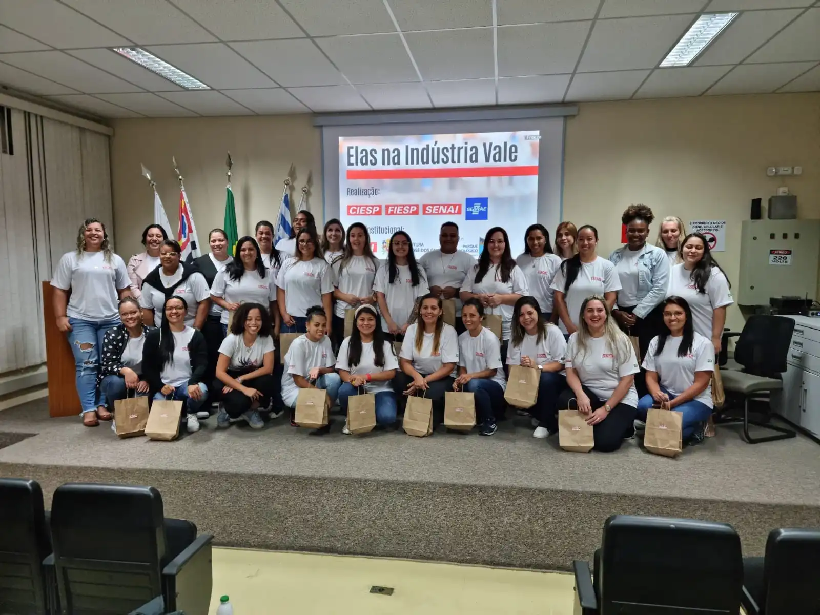 Formatura da primeira turma do programa ELAS NA INDÚSTRIA VALE