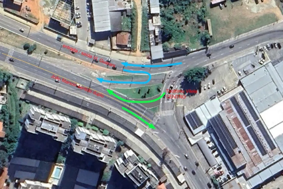 Interdição da Av. João Marson mudará o trânsito na região central de São José