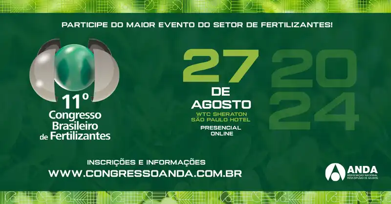 Anda promove 11º Congresso Brasileiro de Fertilizantes