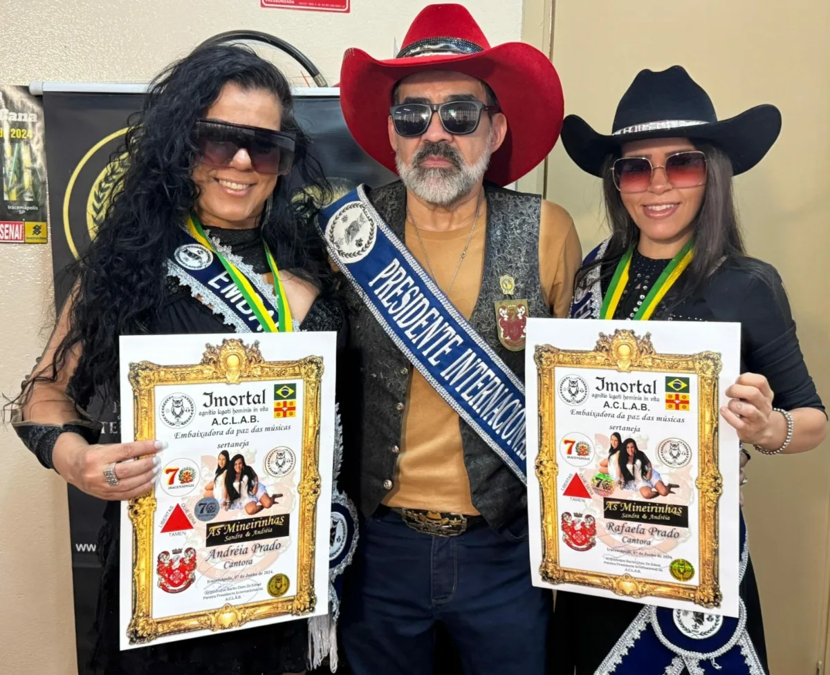 As Mineirinhas Recebem o Título de Embaixadoras da Paz Internacional da Música Sertaneja 