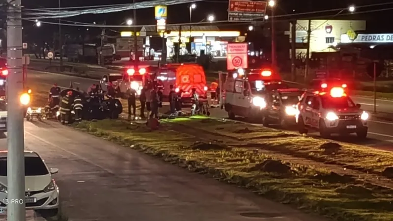 Mulher descobre estar grávida após acidente de carro em Caraguatatuba 
