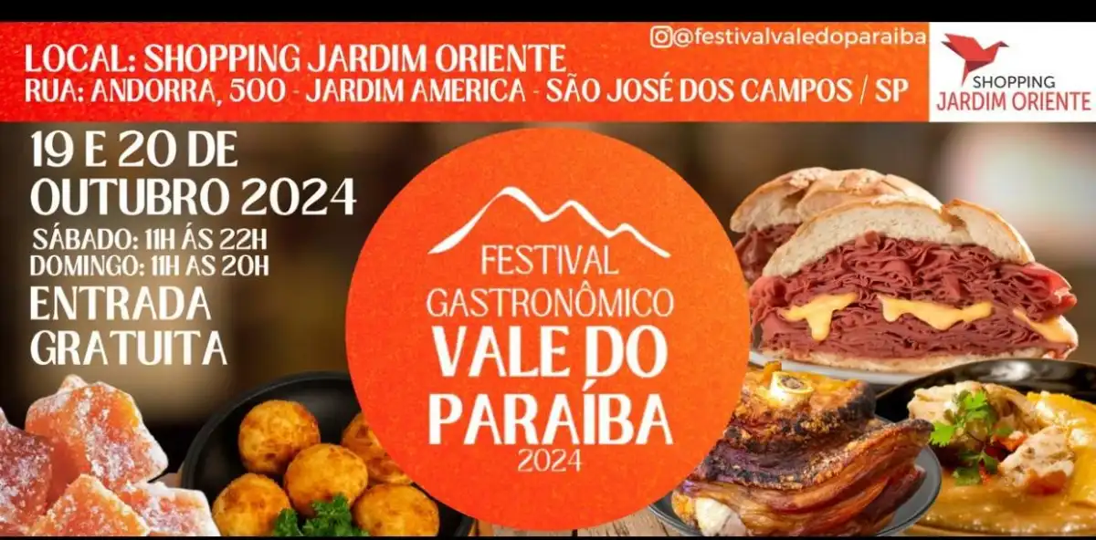 Fim de Semana com Festival Cultural Gastronômico no Shopping Jardim Oriente