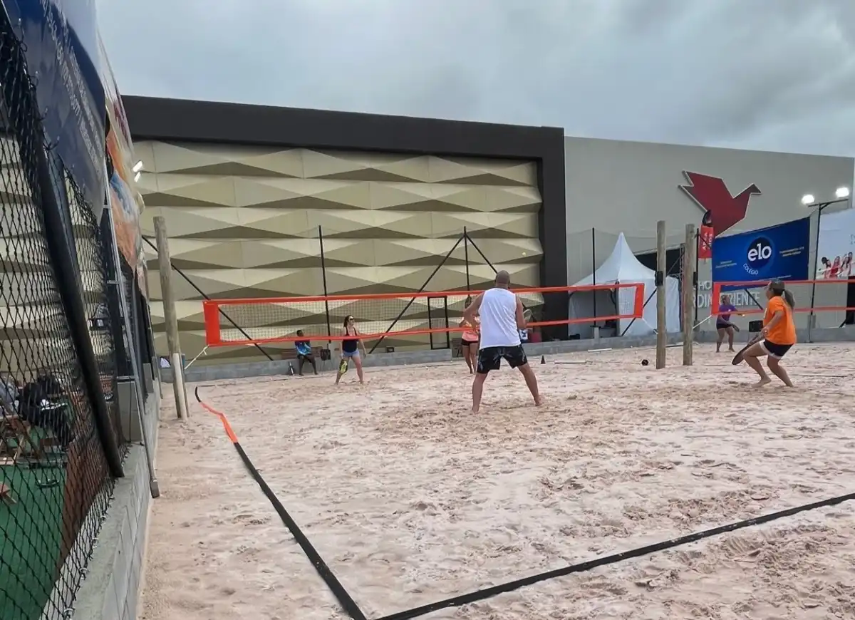 Aulas Gratuitas e Day Use de Beach Tennis do Shopping Jardim Oriente Vão Até 30 de Março