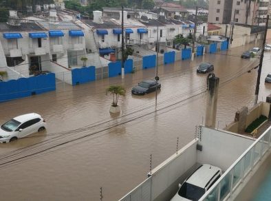 Caraguatatuba castigada após fortes chuvas