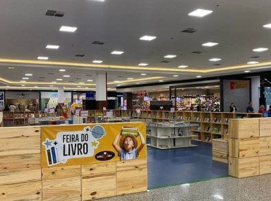 Feira de Livro no Shopping Jardim Oriente com obras a partir de R$10