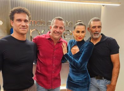 Deborah Secco, Malvino Salvador e famosos comparecem a coquetel da Mais Cabello em Ipanema