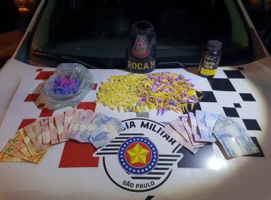 Homem é preso com 366 pinos de cocaína em Guaratinguetá