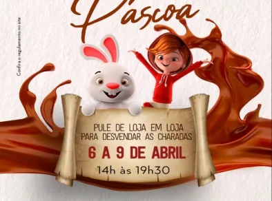 Ação de Páscoa no CenterVale Shopping