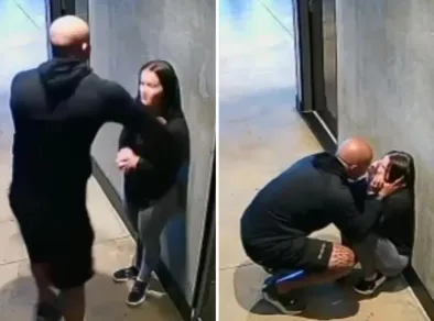 Personal trainer dá soco em ex-namorada e é preso após filmagem