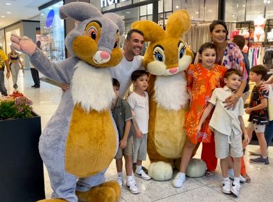 Colinas Shopping convida Mariana Felício e Daniel Saullo para ação de Páscoa