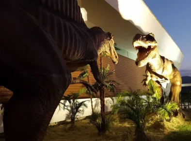 Com exposição de dinossauros, shopping em Caraguá espera receber 100 mil pessoas