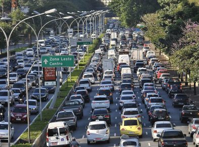 Houve queda no número de veículos esperados nas estradas para feriado de Páscoa