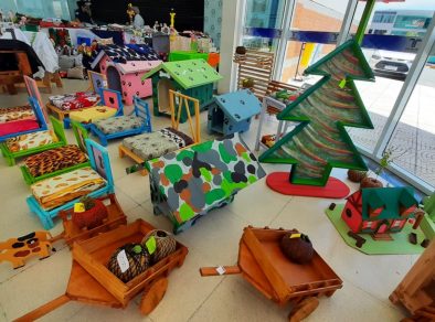 <strong></noscript>Reciclando Vidas: Taubaté Shopping recebe feira com produtos artesanais feitos por reeducandos de penitenciárias da região</strong>