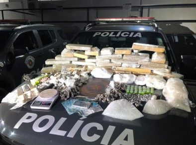 Polícia Militar prende homem com grande quantidade de drogas no Banhado