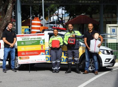 Agentes de Mobilidade recebem 19 desfibriladores para auxiliar em acidentes