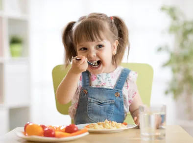 Consumo de doces X alimentação saudável na infância