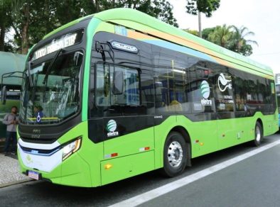 São José inicia teste de novo modelo de ônibus elétrico