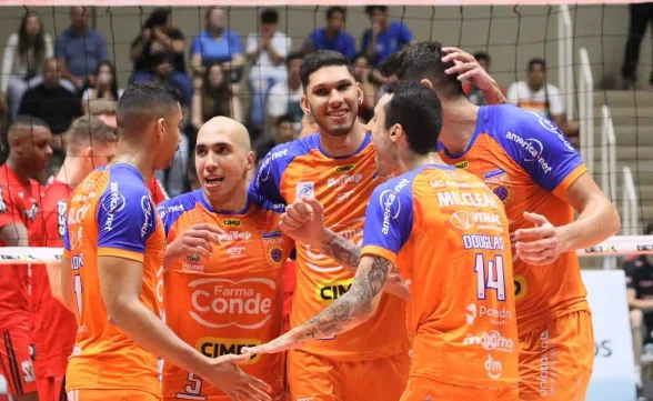 Vôlei São José vence o Sesi e chega à 4º vitória seguida na Liga