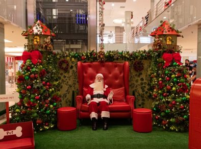 Shopping recebe crianças da Casa da Acolhida para encontro com Papai Noel nesta quinta (14)