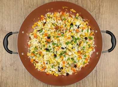 Arroz de Natal, uma receita versátil com o que sobrou da ceia