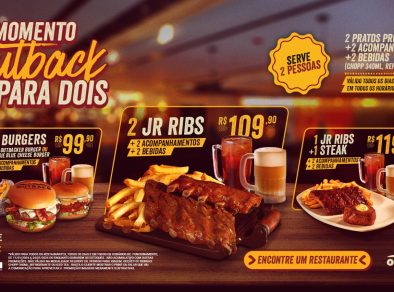 “Momento Outback Para Dois” já está disponível em São José dos Campos