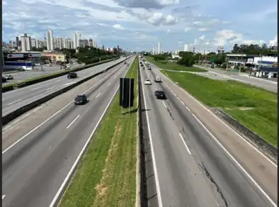 Obra da Rodovia Pres. Dutra inicia ampliação do trecho próximo à Johnson, em São José