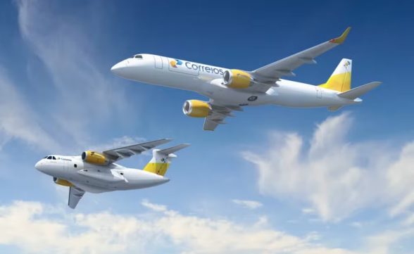 Embraer e Correios assinam acordo para desenvolver transporte aéreo de cargas