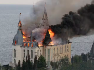 Ataque Russo deixa “Castelo do Harry Potter” destruído na Ucrânia