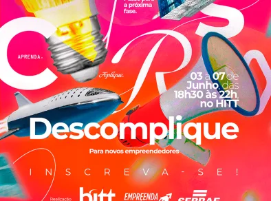 HITT lança 4ª edição de curso rápido gratuito de modelagem de negócio para empreendedores em parceria com o Sebrae