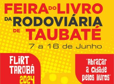 1ª FLIRT – Feira do Livro da Rodoviária de Taubaté acontece no mês de junho em Taubaté