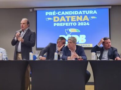 Datena é apresentado como pré-candidato a prefeito de SP