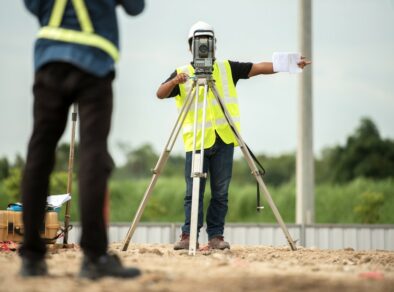 Como a presença de mais topógrafos pode impactar positivamente na segurança de grandes obras?